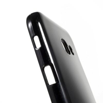 Samsung Galaxy A3 2017 (A320) Mercury juodas kieto silikono TPU dėklas - nugarėlė / Priedai.lt