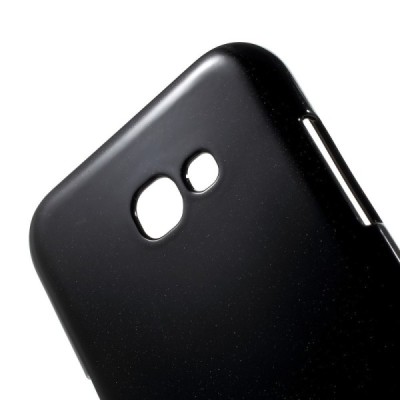 Samsung Galaxy A3 2017 (A320) Mercury juodas kieto silikono TPU dėklas - nugarėlė / Priedai.lt