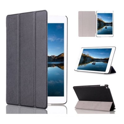 Apple iPad mini 4 (iPad mini 2019) atverčiamas juodas odinis dėklas - stovas / Priedai.lt