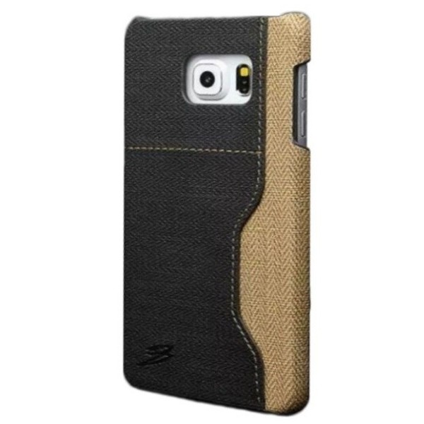 „Vintage“ Leather kaaned taskuga - hall (Galaxy S6)