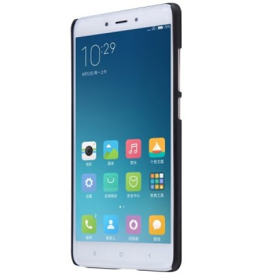 Xiaomi Redmi Note 4 Nillkin Frosted Shield juodas plastikinis dėklas / Priedai.lt