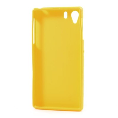 „Jelly Case“ Sony Xperia Z1 geltonas silikoninis dėklas / Priedai.lt