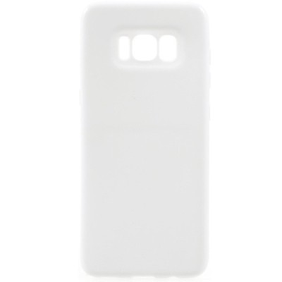 Samsung Galaxy S8 (G950) kieto silikono TPU baltas dėklas - nugarėlė / Priedai.lt