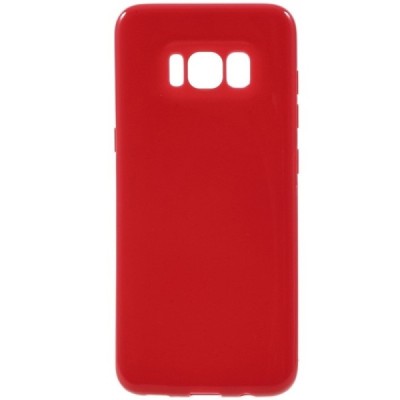Samsung Galaxy S8 (G950) kieto silikono TPU raudonas dėklas - nugarėlė / Priedai.lt