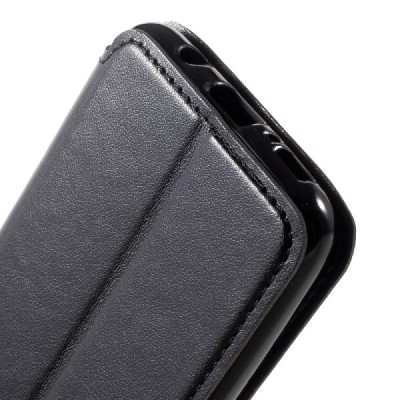 Roar Noble atverčiamas Samsung Galaxy S8 (G950) juodas odinis dėklas / Priedai.lt
