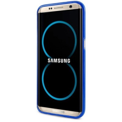 Samsung Galaxy S8 (G950) Mercury tamsiai mėlynas kieto silikono tpu dėklas - nugarėlė / Priedai.lt