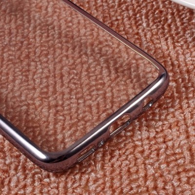 Samsung Galaxy S8 (G950) Silikoninis skaidrus dėklas, pilkas / Priedai.lt