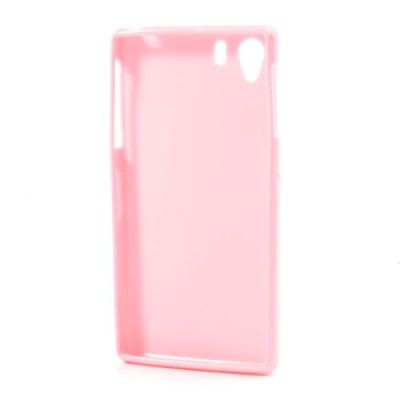 „Jelly Case“ Sony Xperia Z1 rožinis tpu dėklas / Priedai.lt