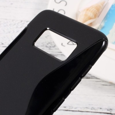 Samsung Galaxy S8+ (G955) silikoninis TPU juodas dėklas - nugarėlė / Priedai.lt