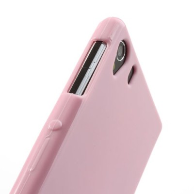 „Jelly Case“ Sony Xperia Z1 rožinis tpu dėklas / Priedai.lt
