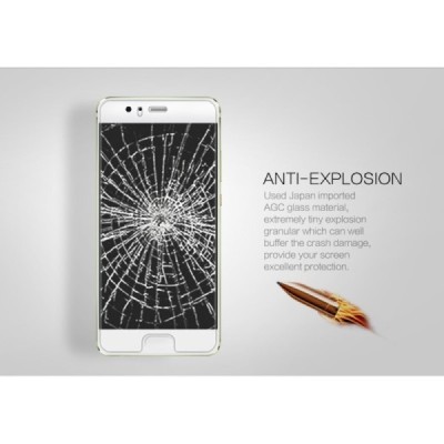 Huawei P10 Plus „Nillkin“ Amazing H+ Pro Tempered Glass sustiprintos apsaugos apsauginis ekrano stiklas 0.2 mm / Priedai.lt