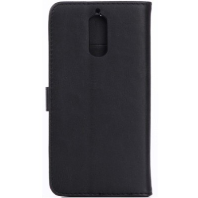 Huawei Mate 9 Pro (Huawei Mate 9 Pro Porsche Design) atverčiamas juodas odinis retro dėklas - piniginė / Priedai.lt