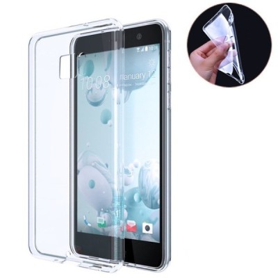 HTC U Ultra (Ocean Note) kieto silikono TPU skaidrus dėklas - nugarėlė / Priedai.lt