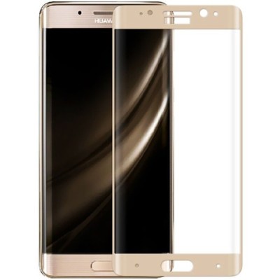 Huawei Mate 9 Pro (Porsche Design) „Hat-Prince“ 9H Tempered Glass sustiprintos apsaugos auksinis pilnai dengiantis apsauginis ek