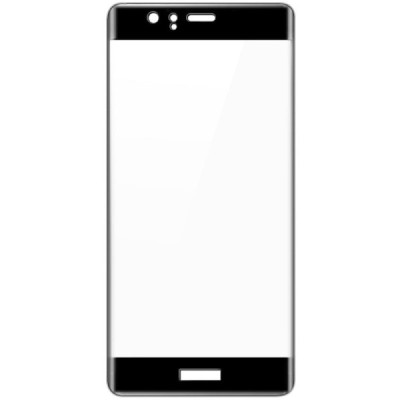 Huawei P9 (Huawei Ascend P9) „3D Rewan“ 9H Tempered Glass sustiprintos apsaugos juodas pilnai dengiantis apsauginis ekrano stikl
