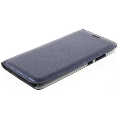 Huawei P10 (Huawei Ascend P10) mėlynas odinis atverčiamas Flip Wallet dėklas - piniginė / Priedai.lt