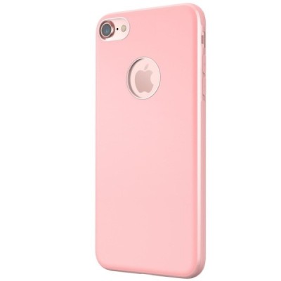 Apple iPhone 7 (iPhone 8) Baseus Mystery šviesiai rožinis dėklas su integruotu magnetu / Priedai.lt