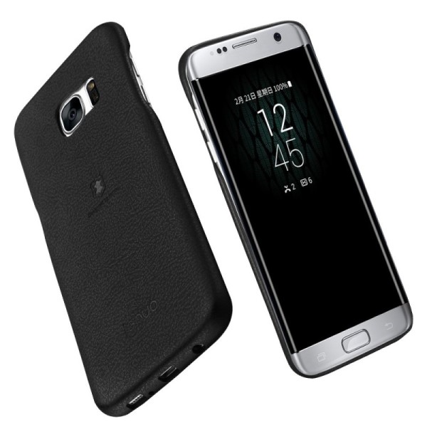 „Lealates“ Soft Slim kaaned - must (Galaxy S7 Edge)