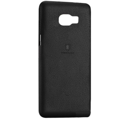 „Lenuo“ Soft Slim serijos Samsung Galaxy S7 Edge (G935) juodas odinis dėklas - nugarėlė / Priedai.lt