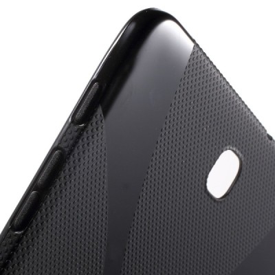 Samsung Galaxy Tab S2 8.0 (T715, T710) kieto silikono TPU juodas dėklas - nugarėlė / Priedai.lt
