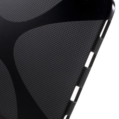 Samsung Galaxy Tab S2 8.0 (T715, T710) kieto silikono TPU juodas dėklas - nugarėlė / Priedai.lt