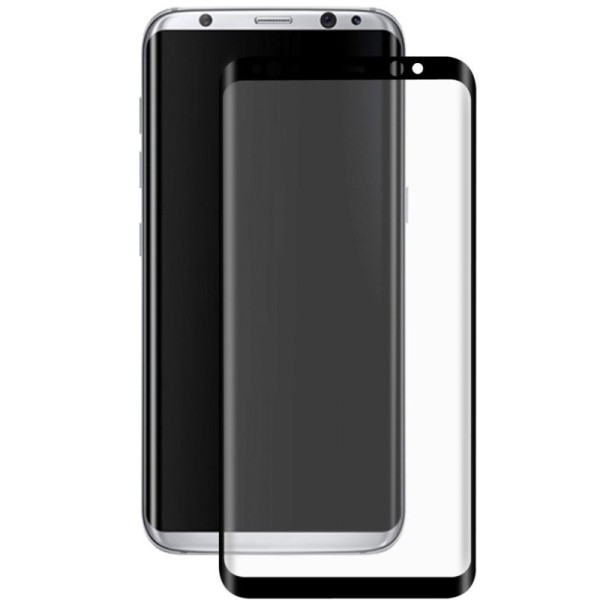 „Hat-Prince“ Tempered Glass kaitsev ekraaniklaas 0.26 mm - must (Galaxy S8)