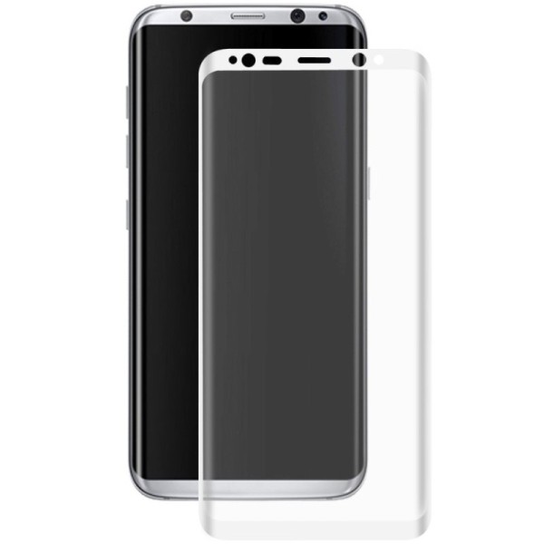 „Hat-Prince“ Tempered Glass kaitsev ekraaniklaas 0.26 mm - valge (Galaxy S8)