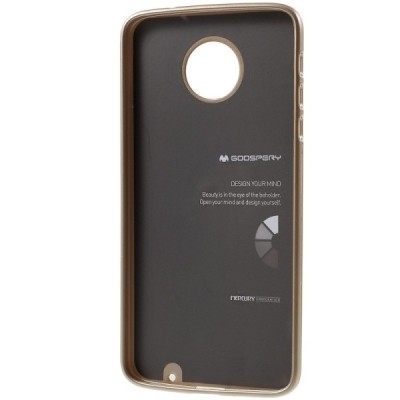 Motorola Moto Z (Moto Z Droid) auksinis Mercury kieto silikono (TPU) dėklas / Priedai.lt