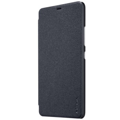 HTC U Ultra (Ocean Note) pilkas odinis atverčiamas Nillkin Sparkle dėklas / Priedai.lt