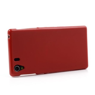 „Jelly Case“ Sony Xperia Z1 raudonas tpu dėklas / Priedai.lt