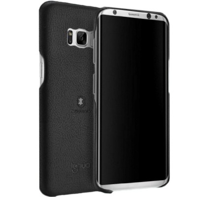 „Lenuo“ Soft Slim serijos Samsung Galaxy S8 (G950) juodas odinis dėklas - nugarėlė / Priedai.lt