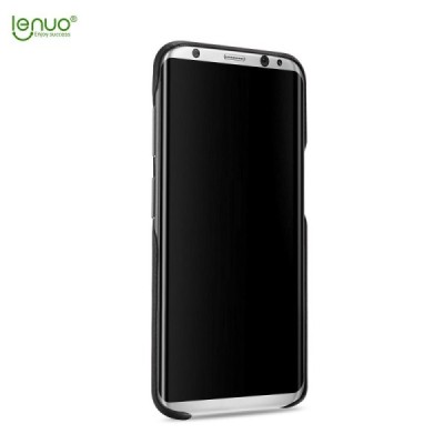 „Lenuo“ Soft Slim serijos Samsung Galaxy S8 (G950) juodas odinis dėklas - nugarėlė / Priedai.lt