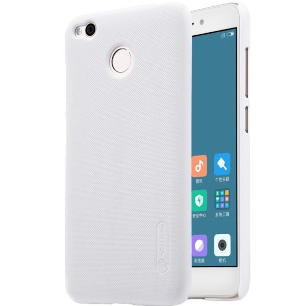 „Nillkin“ Frosted Shield kaaned - valge + ekraani kaitse (Redmi 4X)