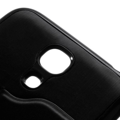 Atverčiamas „S-View“ juodas Samsung Galaxy S4 Mini dėklas (Dėkliukas) / Priedai.lt
