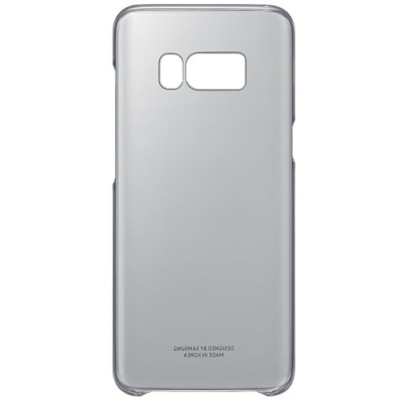 Samsung Galaxy S8 (G950) Clear Cover pilkas (permatomas) kieto silikono TPU ploniausias pasaulyje bespalvis dėklas / Priedai.lt