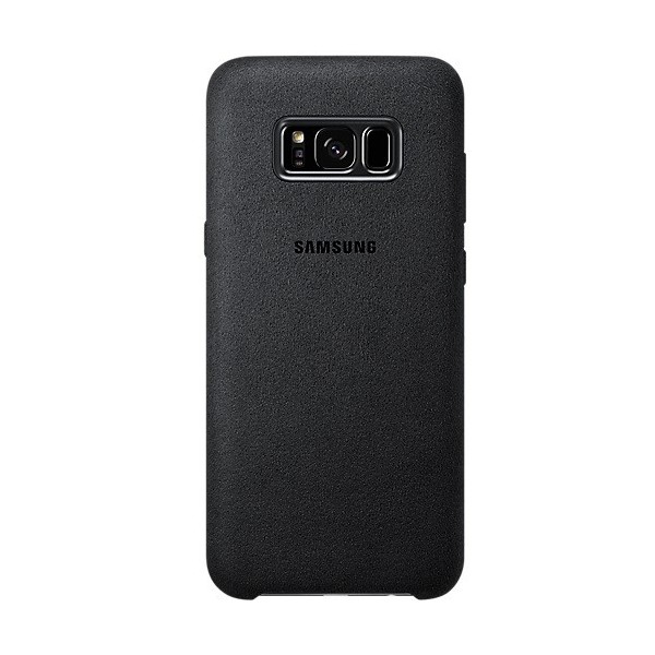 „Samsung“ Alcantara Cover kaaned - must (Galaxy S8)