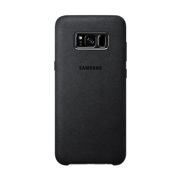 „Samsung“ Alcantara Cover kaaned - must (Galaxy S8+)
