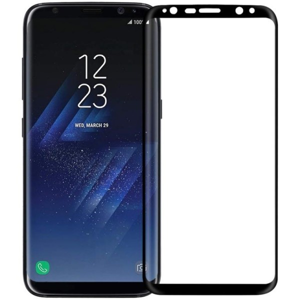 „Nillkin“ 3D 9H Tempered Glass kaitsev ekraaniklaas 0.26 mm - must (Galaxy S8)