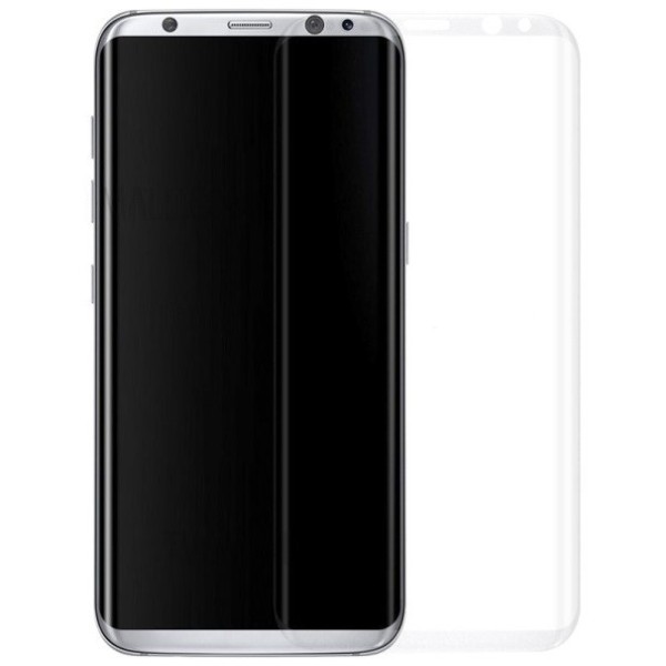 „Calans“ 9H Tempered Glass täielik katvus kaitsev ekraaniklaas 0.2 mm - läbipaistev (Galaxy S8+)
