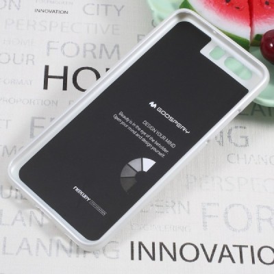 Huawei P10 (Huawei Ascend P10) sidabrinis Mercury kieto silikono (TPU) dėklas - nugarėlė / Priedai.lt