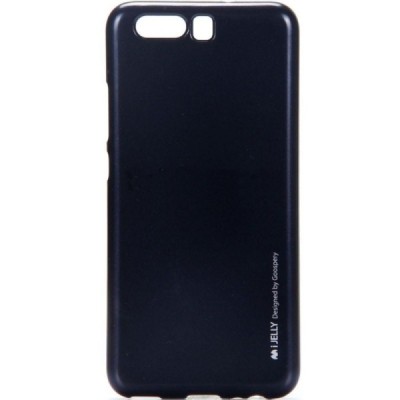 Huawei P10 Plus juodas Mercury kieto silikono (TPU) dėklas - nugarėlė / Priedai.lt