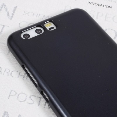 Huawei P10 Plus juodas Mercury kieto silikono (TPU) dėklas - nugarėlė / Priedai.lt