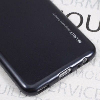 Huawei P10 Plus juodas Mercury kieto silikono (TPU) dėklas - nugarėlė / Priedai.lt