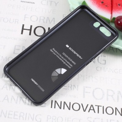 Huawei P10 Plus juodas Mercury kieto silikono (TPU) dėklas - nugarėlė / Priedai.lt