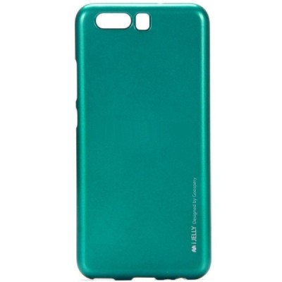 Huawei P10 Plus žalias Mercury kieto silikono (TPU) dėklas - nugarėlė / Priedai.lt