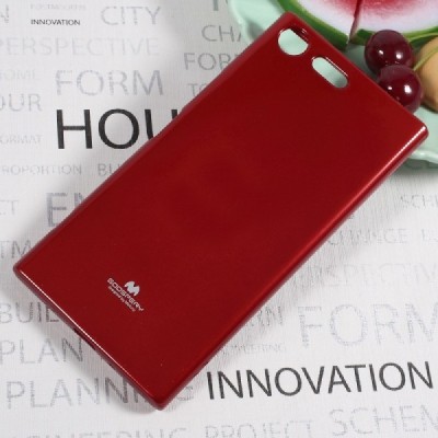 Sony Xperia XZ Premium (XZ Premium Dual) raudonas Mercury kieto silikono (TPU) dėklas - nugarėlė / Priedai.lt