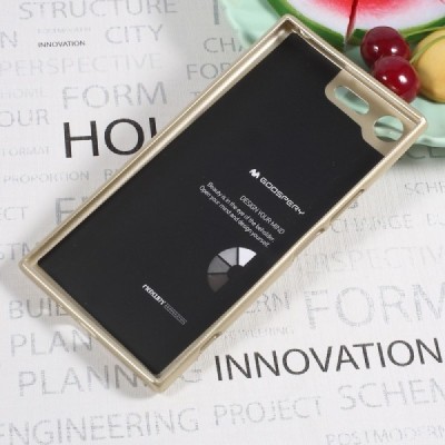 Sony Xperia XZ Premium (XZ Premium Dual) auksinis Mercury kieto silikono (TPU) dėklas - nugarėlė / Priedai.lt