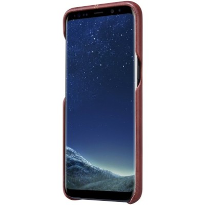 „Nillkin“ Englon Samsung Galaxy S8 (G950) rudas odinis dėklas - nugarėlė / Priedai.lt