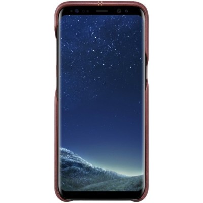 „Nillkin“ Englon Samsung Galaxy S8 (G950) rudas odinis dėklas - nugarėlė / Priedai.lt