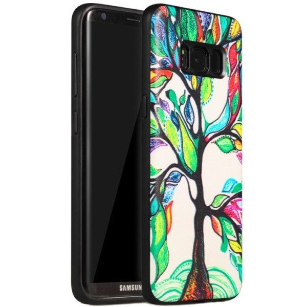 „My Colors“ Kõva silikoon (TPU) kaaned - Tree (Galaxy S8)